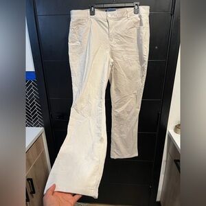 Democracy 18w absolution corduroy ivory pants plus size 18 women